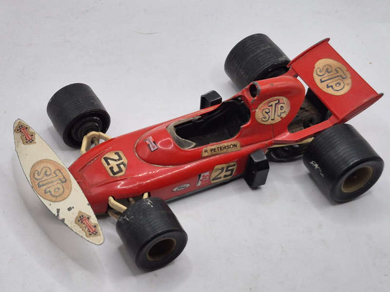 Vintage Politoys FX2 March Ford 721 F1 STP scale 1/25 Formula 1 model car