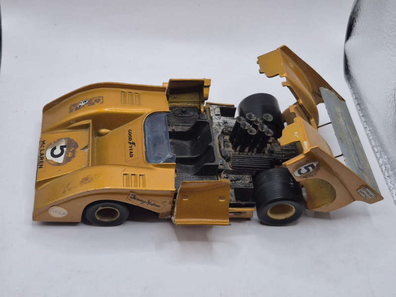 Vintage 1:26 scale model of a McLaren-Chevrolet M8F Can-Am