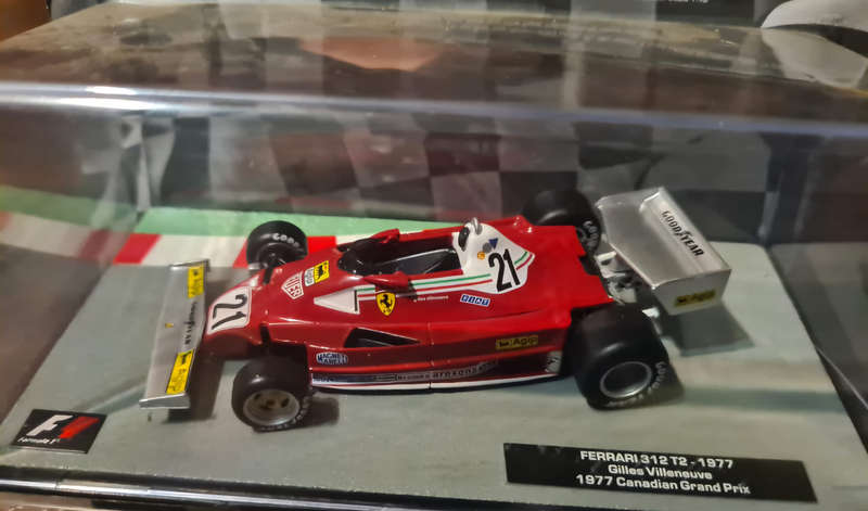 Model of the Ferrari 312 T2, driven by Gilles Villeneuve at the 1977 Canadian Grand Prix