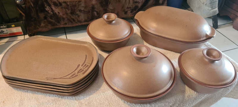 Argilla roastng / dinner pottery set