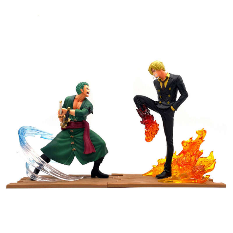 One Piece - Zoro vs Sanji Log File 14cm Figure
