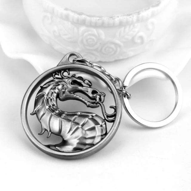 Mortal Kombat - MK Logo Keychain