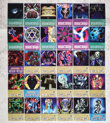 Yu-Gi-Oh 100 cards Pack Original Anime styled