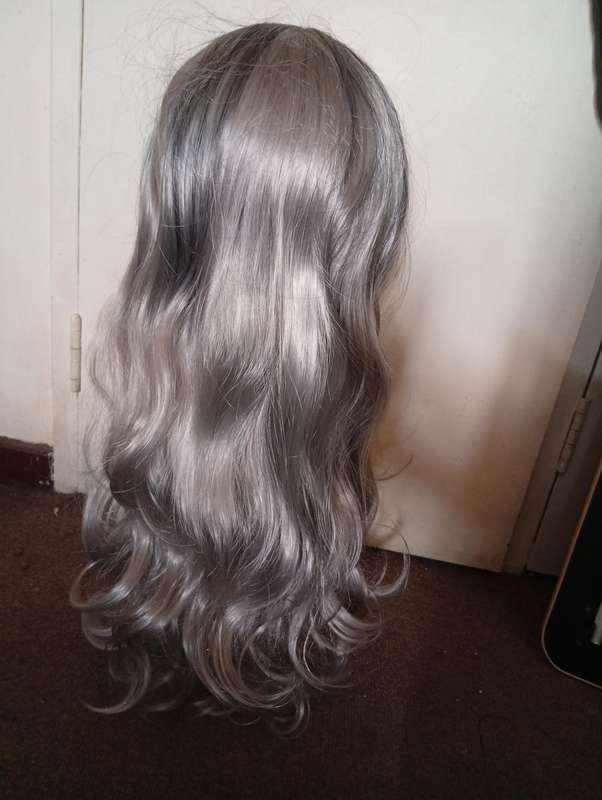 Platinum and Black Donna Wig 55-60cm New