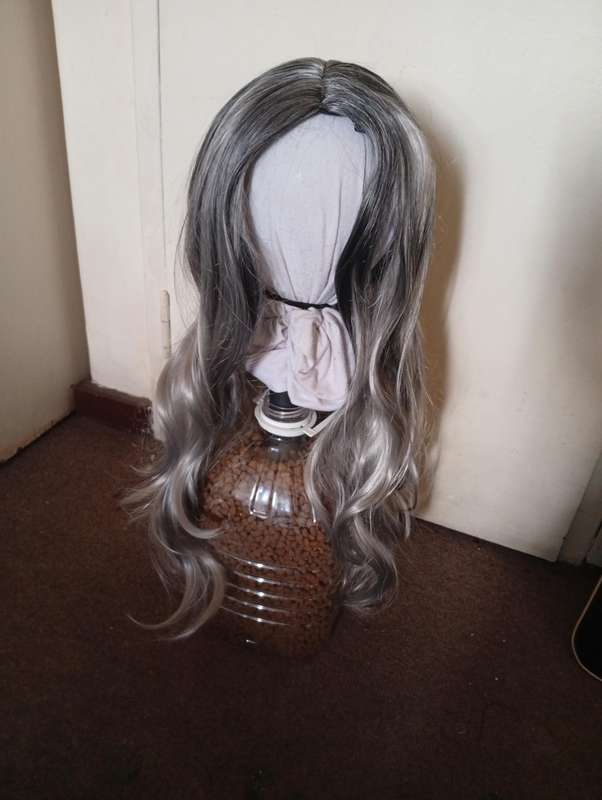 Platinum and Black Donna Wig 55-60cm New