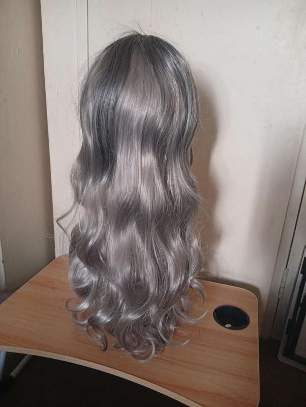Platinum and Black Donna Wig 55-60cm New