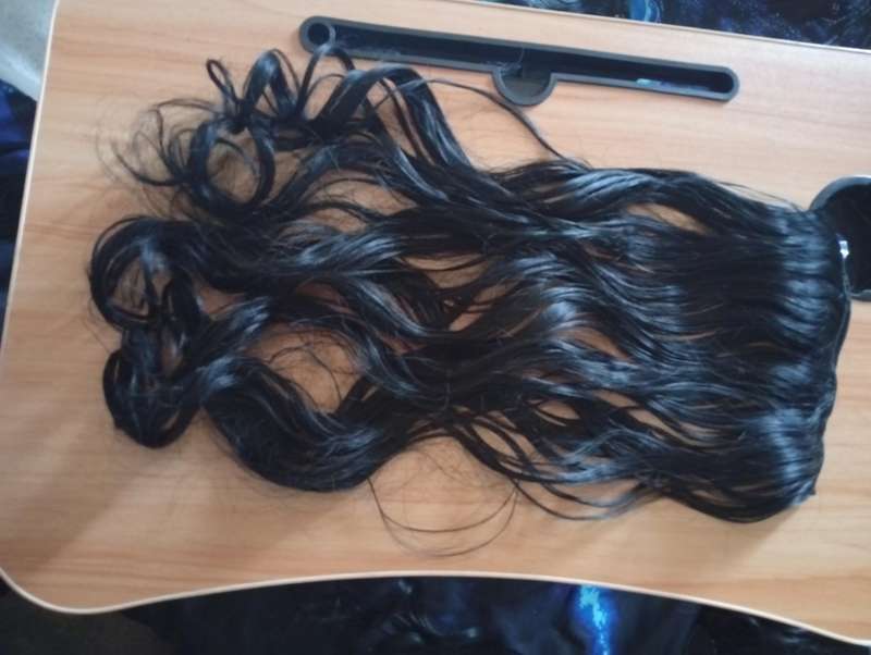 Clip-in real hair extensions brand new