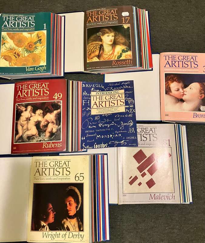 The Great Artists Collectible Art Books- full collection