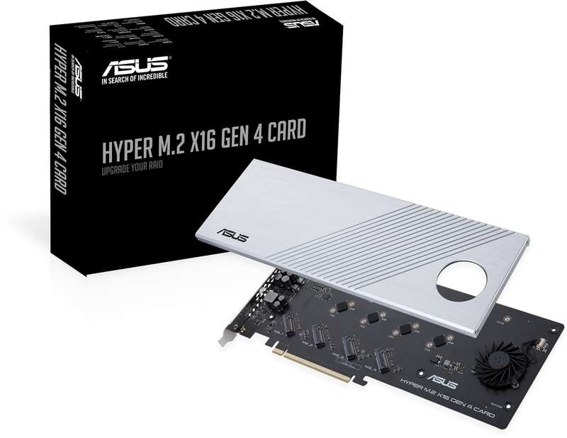 ASUS Hyper M.2 x16 Gen4 NVMe Expansion Card