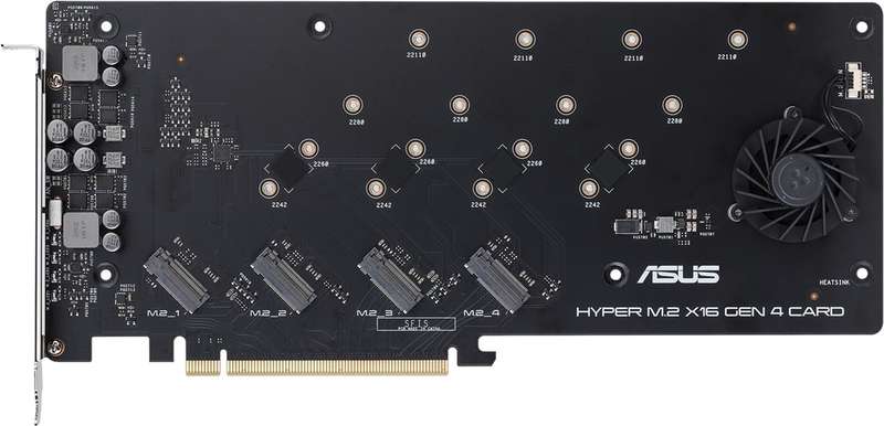 ASUS Hyper M.2 x16 Gen4 NVMe Expansion Card