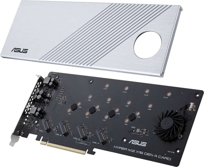 ASUS Hyper M.2 x16 Gen4 NVMe Expansion Card
