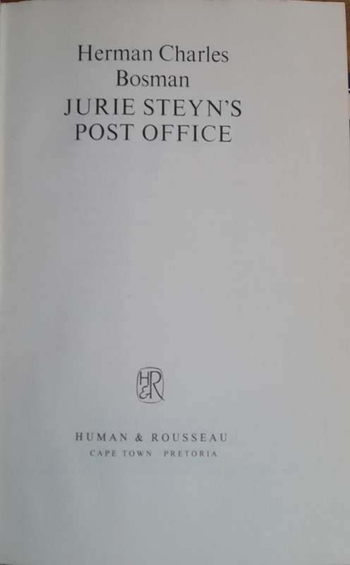Herman Charles Bosman - set of 8 books