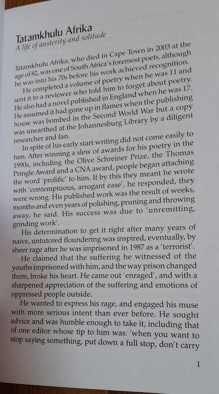 Chris Barron - Collected South African Obituaries