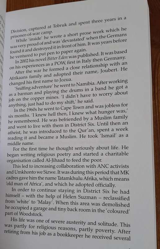 Chris Barron - Collected South African Obituaries