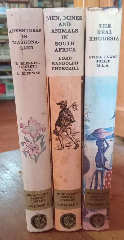 Rhodesian Reprint Library - set of 3 books
