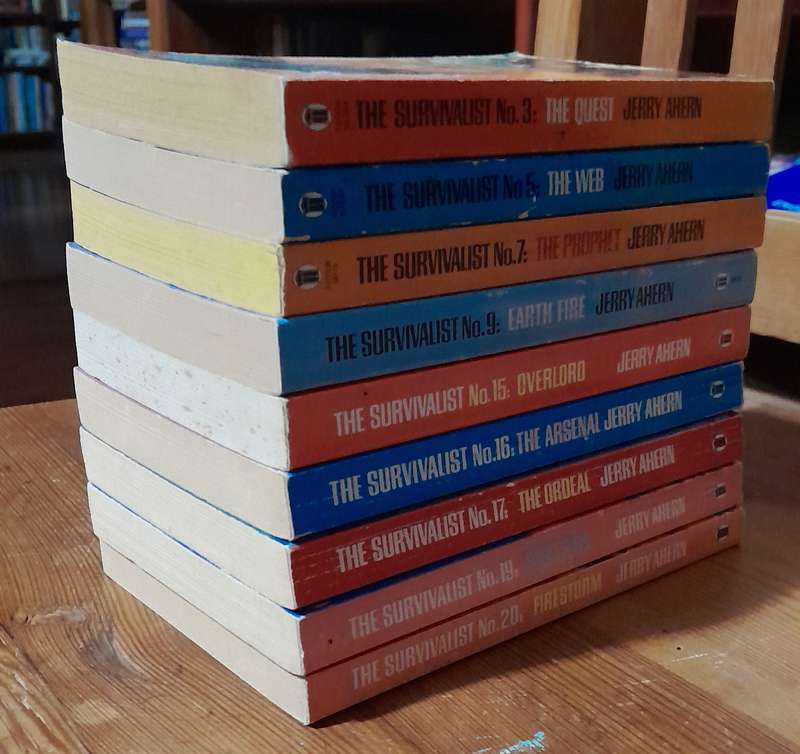 Jerry Ahern - set of 9 books