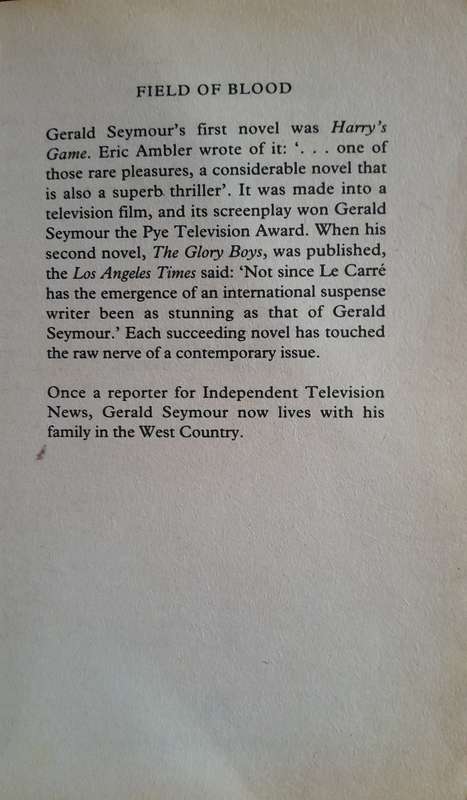 Gerald Seymour - set of 12 books