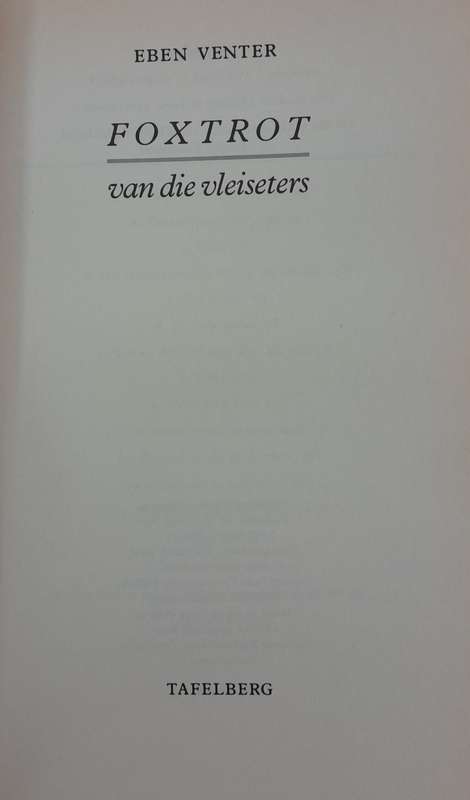 Eben Venter - stel van 4 boeke