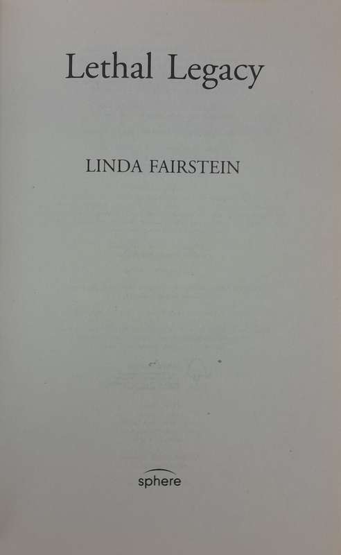 Linda Fairstein - set of 4 books