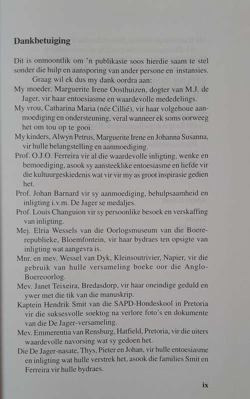 Gedenkboek van M.J. den Jager