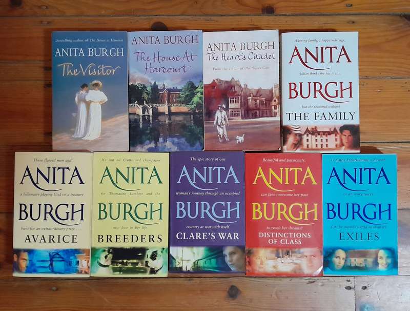 Anita Burgh - set of 9 books