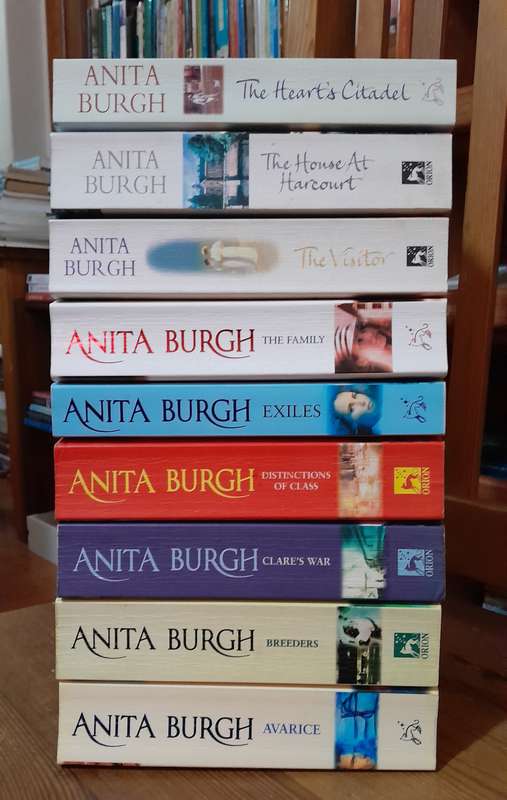 Anita Burgh - set of 9 books