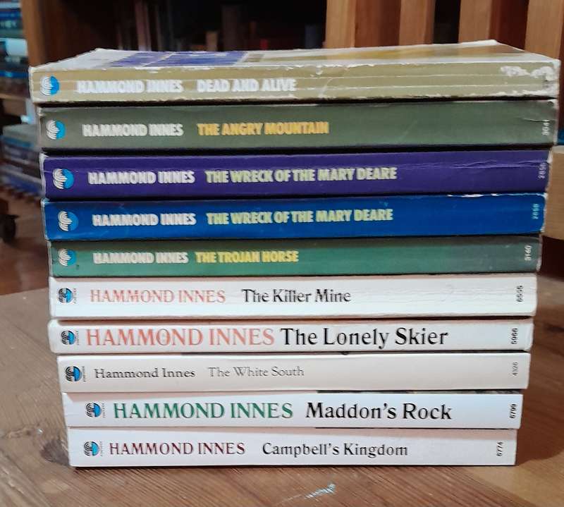 Hammond Innes set 10 books