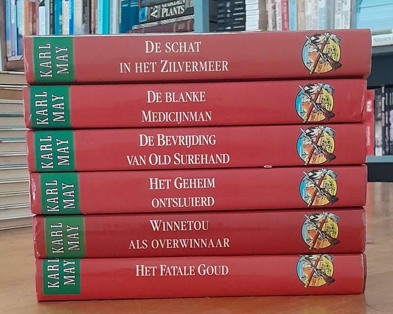 Karl May -  set of 6 Dutch books for children