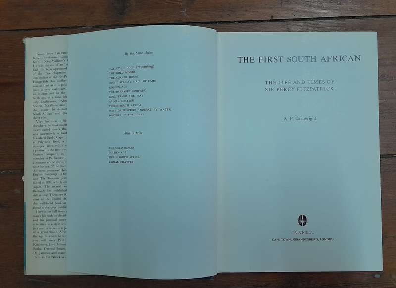 The First South African - A. P. Cartwright