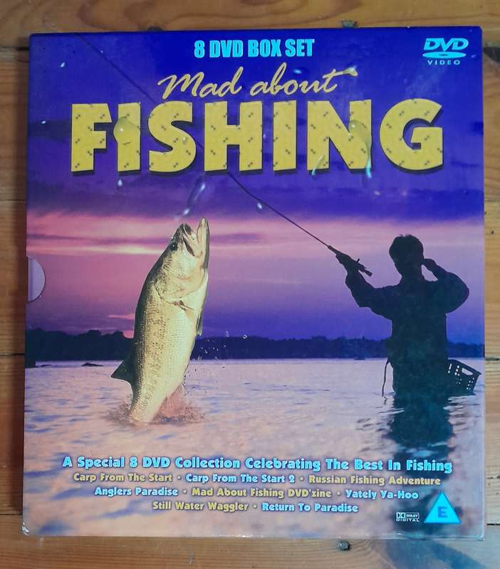 Mad about Fishing - set of 8 DVD's