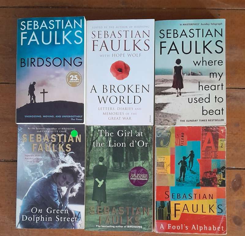 Sebastian Faulks - set of 6 books