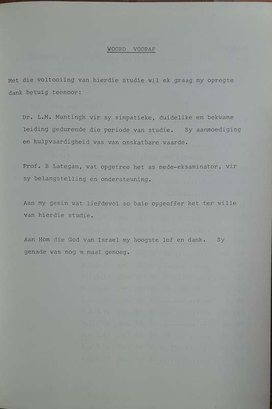 Die naam " Israel " en aanverwante terme in die boek Jeremia - by S. J. Ludik