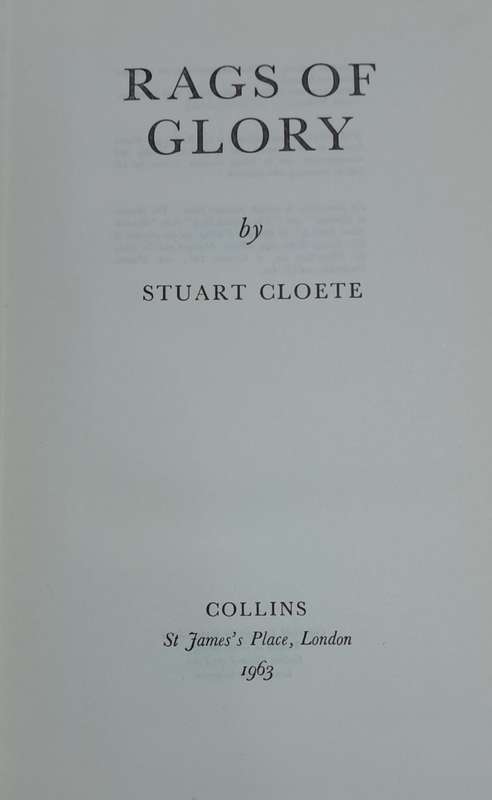 Stuart Cloete - set of 3 books