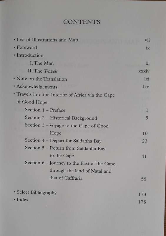 Francois Le Vaillant - Travels into the Interior of Africa via the Cape of Good Hope - volume 1