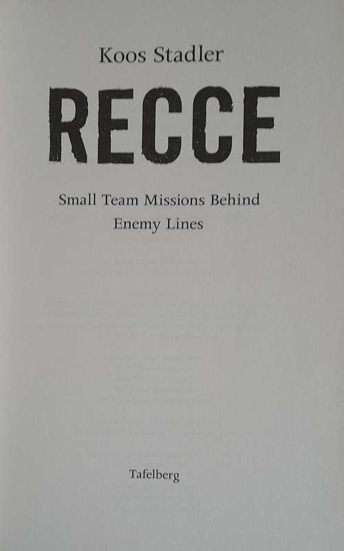 Recce - by Koos Stadler