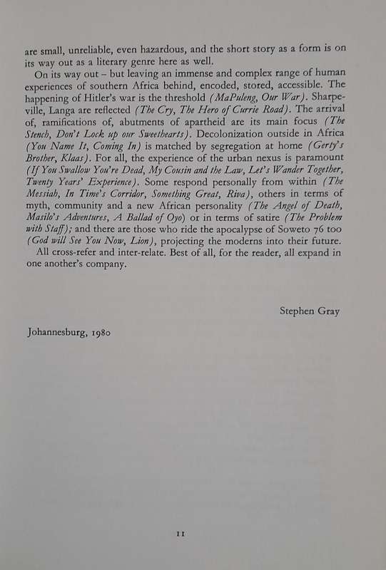 Modern South African Stories