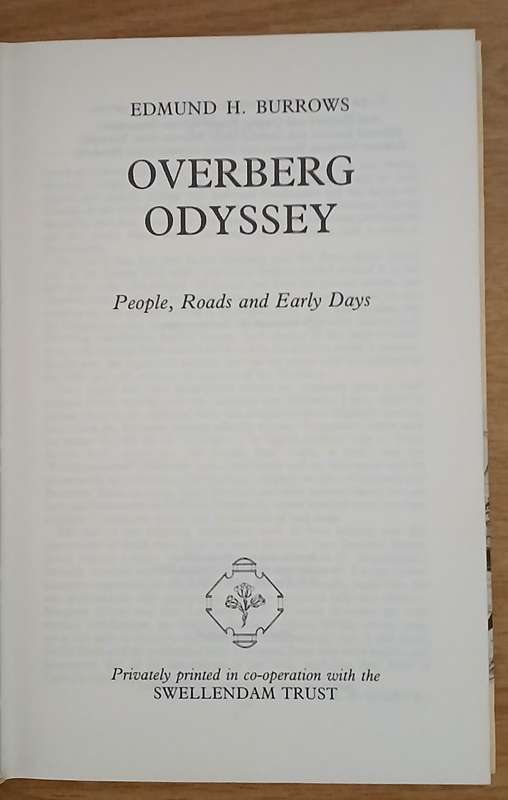 Overberg Outspan & Overberg Odyssey - by Edmund H. Burrows