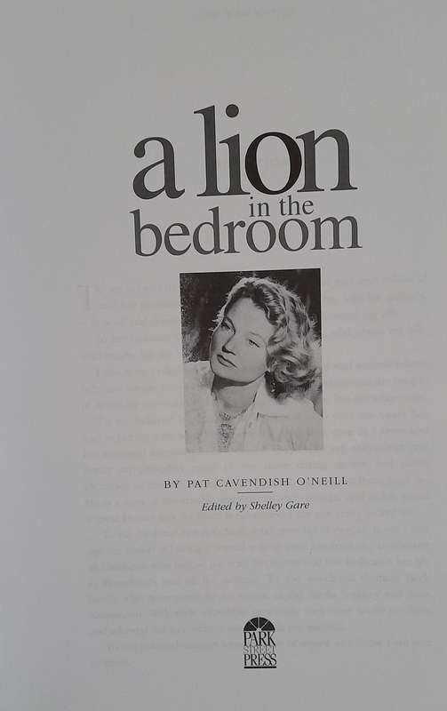 a loin in the bedroom