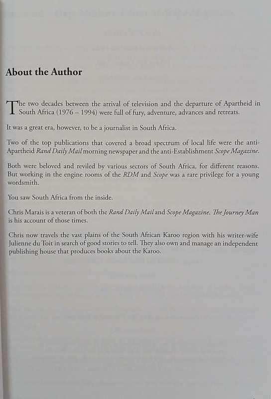 The Journey Man - a South African Repoter's Stories