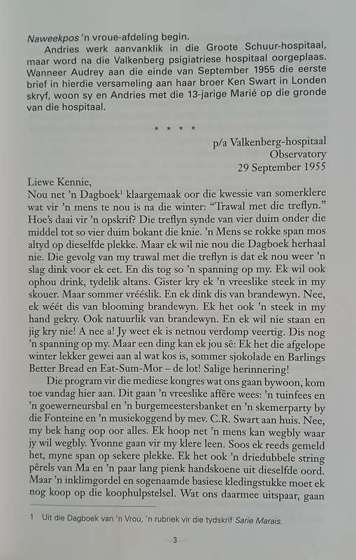 'n Blywende Vreugde - Briewe van Audrey Blignault