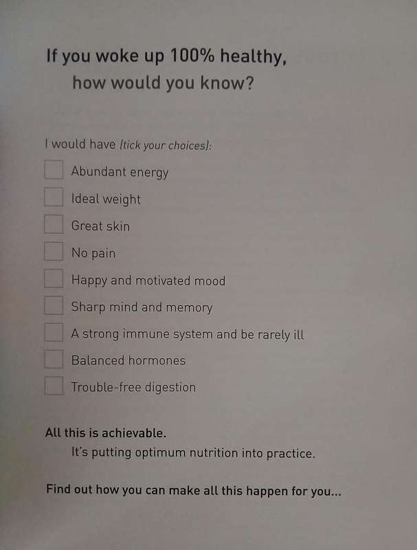 Optimum Nutrition Made Easy