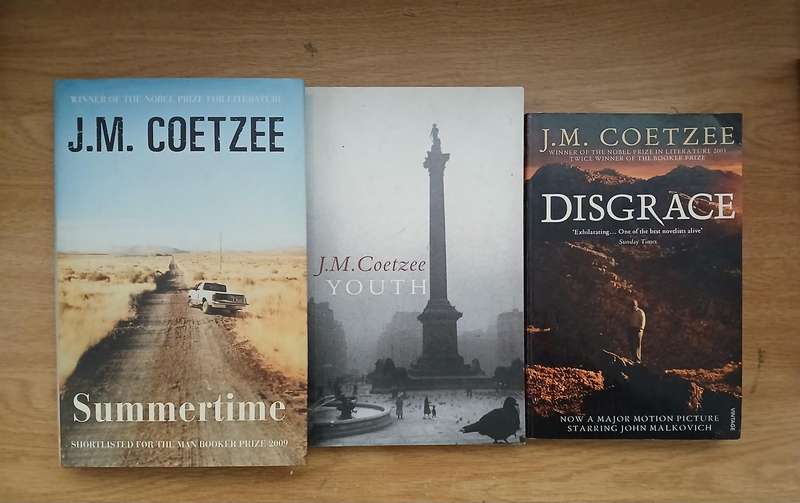 J.M. Coetzee - set of 3 books