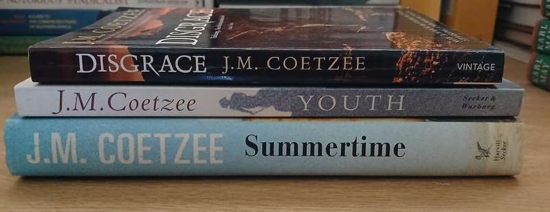 J.M. Coetzee - set of 3 books