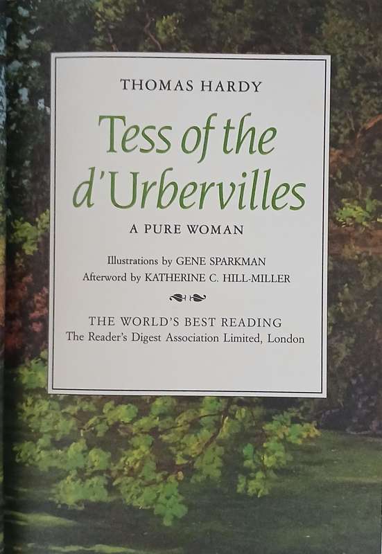 Tess of the d'urbervilles - by Thomas Hardy