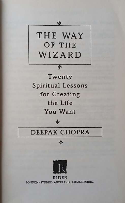 Deepak Chopra - set of 4 books
