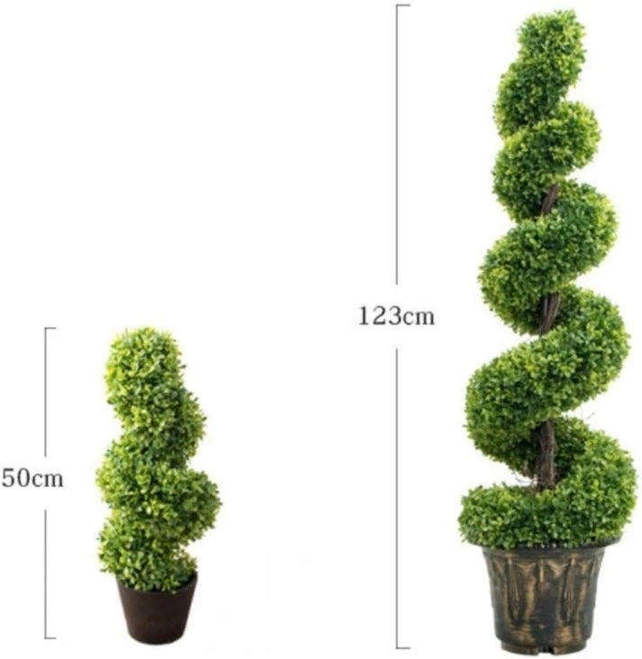Bonsai Topiary Artificial Plant with Pot  (35 cm, Green)