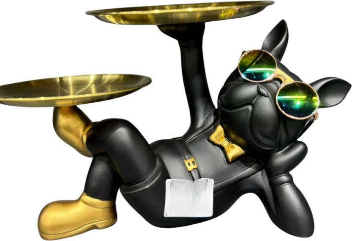 F38-2-2 Decorative Showpiece - 50 cm  (Gold Plated, Black, Gold)