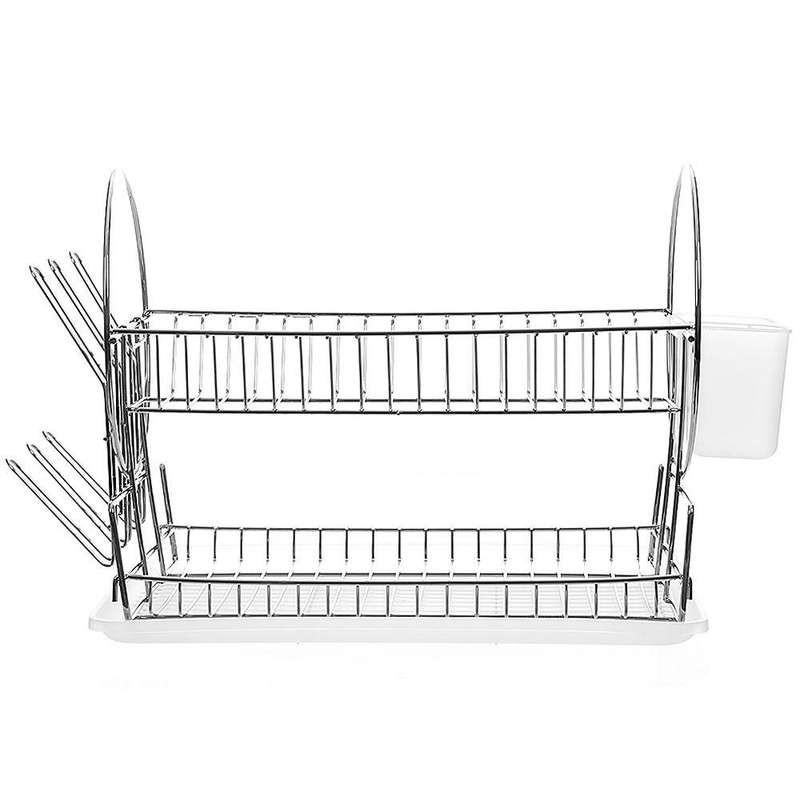 Chrome Plated Dish Drainer 2 Tier