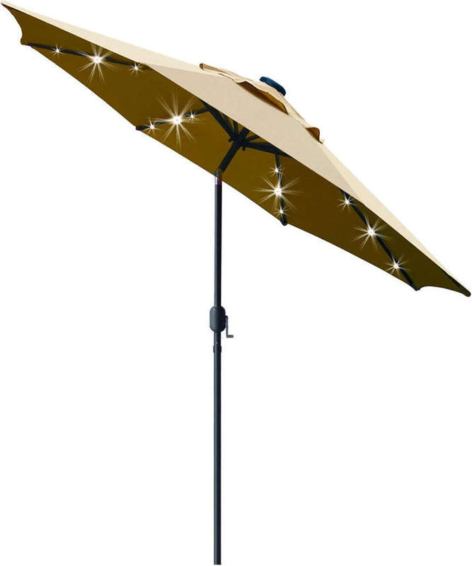 Outdoor Steel Parasol Umbrella  Heavy-Duty Pool & Patio Sunshade for Restaurants and Garden Tables