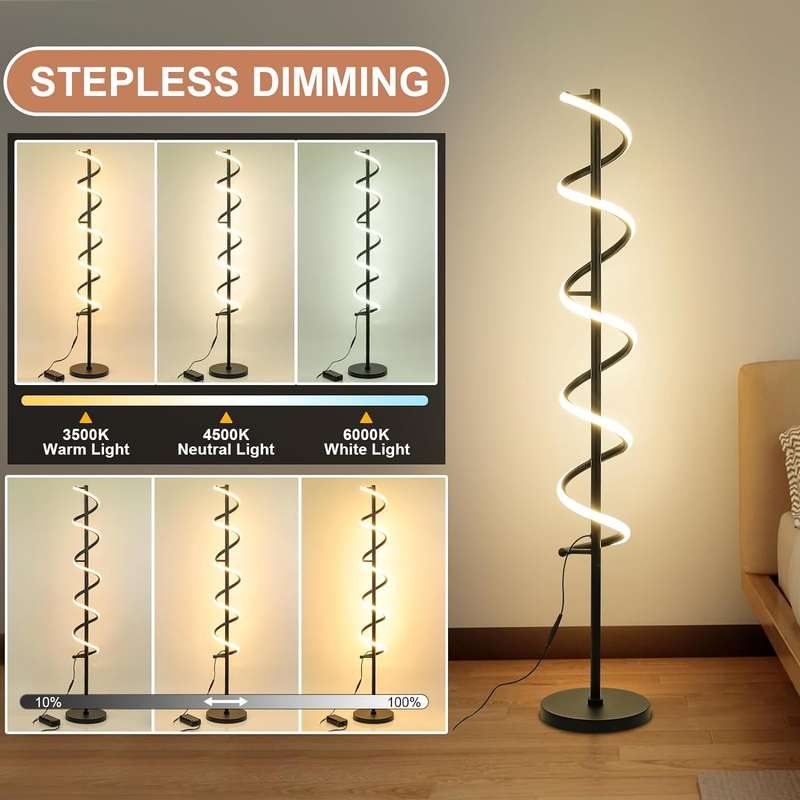 Floor Lamp for Living Room with Remote